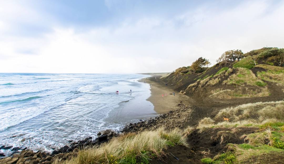 landscape beach camping view